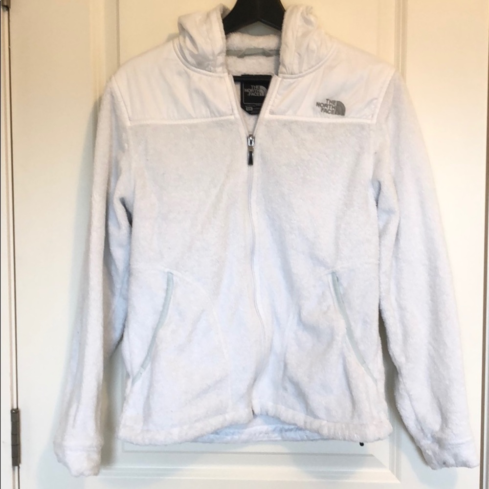 North Face White Denali Hoodie
